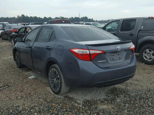 5YFBURHE7EP014749 - 2014 TOYOTA COROLLA L GRAY photo 3