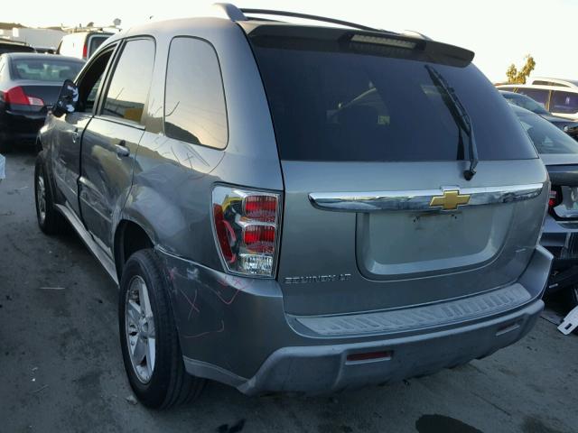 2CNDL73F866149835 - 2006 CHEVROLET EQUINOX LT GRAY photo 3