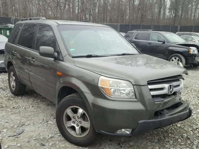 2HKYF184X6H512102 - 2006 HONDA PILOT EX GRAY photo 1