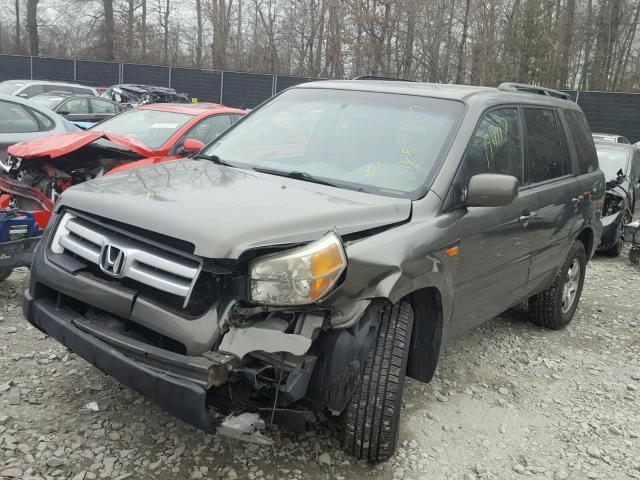 2HKYF184X6H512102 - 2006 HONDA PILOT EX GRAY photo 2