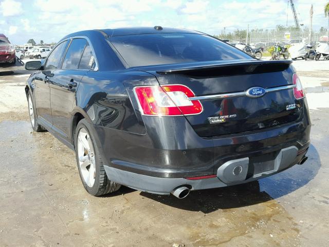 1FAHP2KT0BG103792 - 2011 FORD TAURUS SHO BLACK photo 3