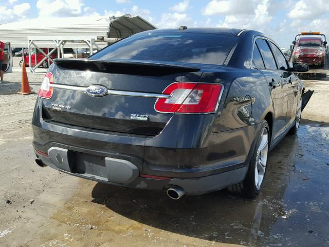 1FAHP2KT0BG103792 - 2011 FORD TAURUS SHO BLACK photo 4