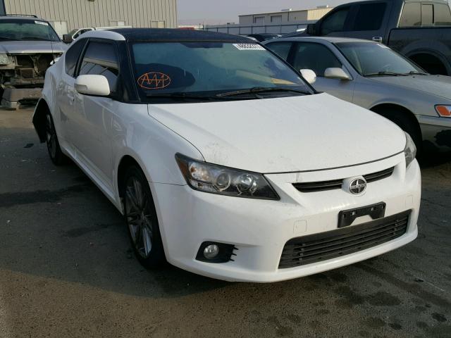 JTKJF5C73D3065558 - 2013 TOYOTA SCION TC WHITE photo 1