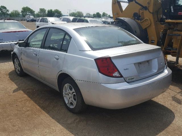 1G8AJ52F34Z166427 - 2004 SATURN ION LEVEL SILVER photo 3
