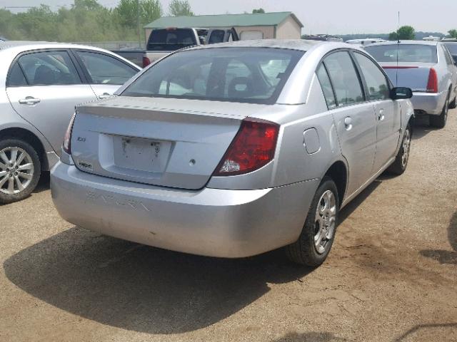 1G8AJ52F34Z166427 - 2004 SATURN ION LEVEL SILVER photo 4