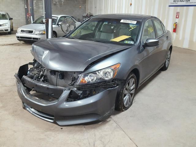 1HGCP2F89BA066689 - 2011 HONDA ACCORD EXL GRAY photo 2