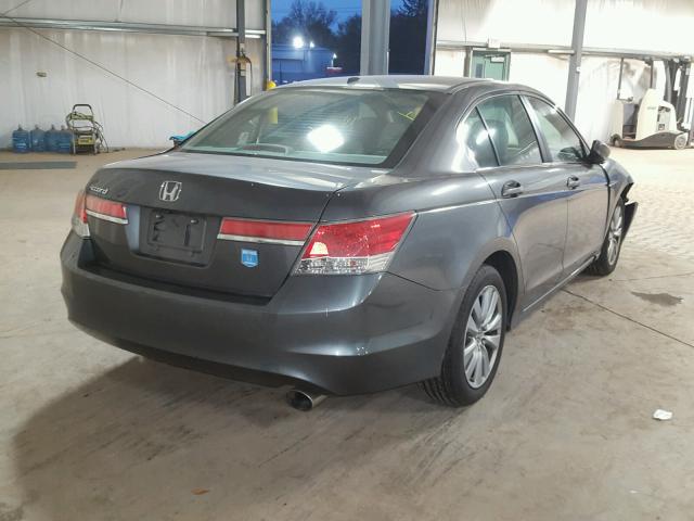 1HGCP2F89BA066689 - 2011 HONDA ACCORD EXL GRAY photo 4