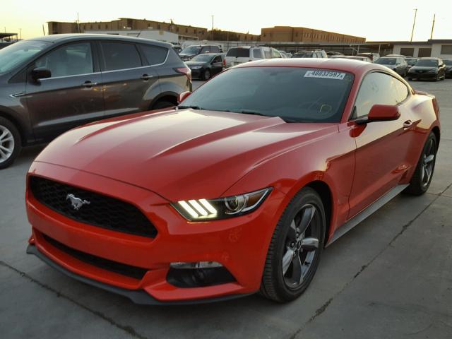 1FA6P8THXH5256589 - 2017 FORD MUSTANG RED photo 2