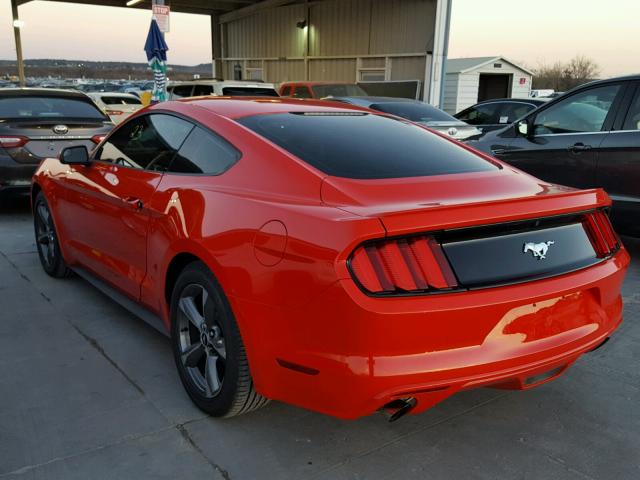 1FA6P8THXH5256589 - 2017 FORD MUSTANG RED photo 3