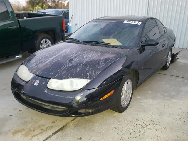 1G8ZY12721Z114816 - 2001 SATURN SC2 BLACK photo 2