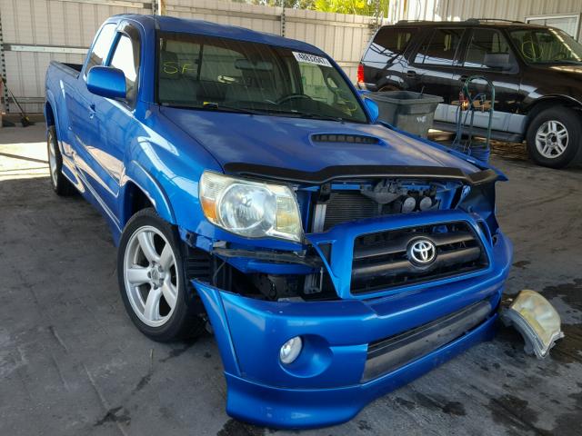 5TETU22N05Z043668 - 2005 TOYOTA TACOMA X-R BLUE photo 1