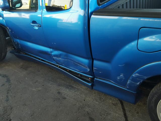 5TETU22N05Z043668 - 2005 TOYOTA TACOMA X-R BLUE photo 9