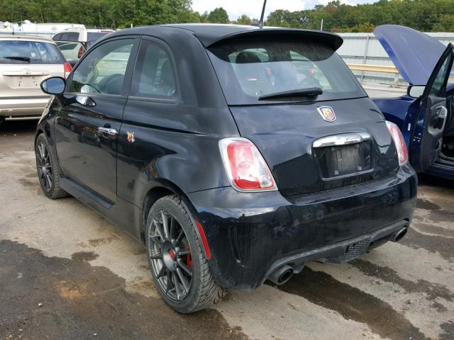 3C3CFFFH9DT745788 - 2013 FIAT 500 ABARTH BLACK photo 3