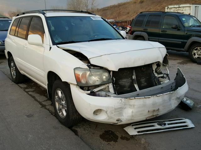 JTEEP21A640008710 - 2004 TOYOTA HIGHLANDER WHITE photo 1