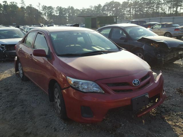 2T1BU4EE5DC964663 - 2013 TOYOTA COROLLA BA BURGUNDY photo 1