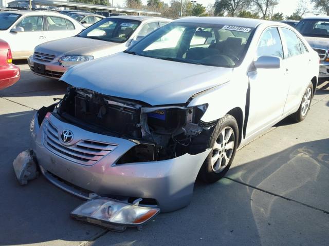 4T1BE46K07U691149 - 2007 TOYOTA CAMRY NEW SILVER photo 2