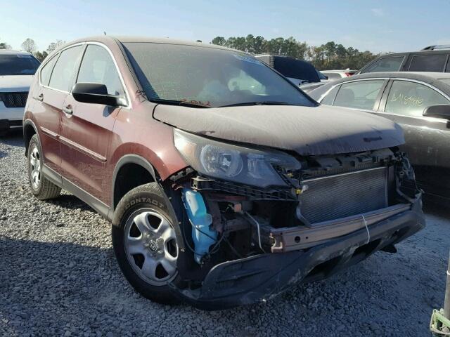 5J6RM3H30EL004951 - 2014 HONDA CR-V LX MAROON photo 1