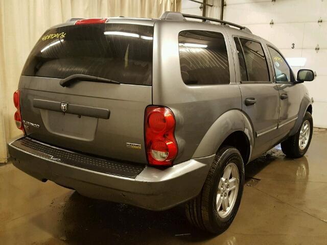 1D8HB48N38F123368 - 2008 DODGE DURANGO SL GRAY photo 4