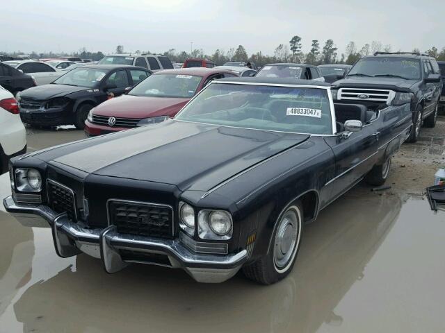 3V37U2M465D55 - 1972 OLDSMOBILE NINETY-EIG BLACK photo 2