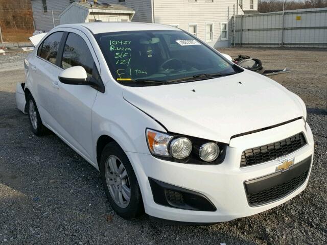 1G1JC5SG3G4105114 - 2016 CHEVROLET SONIC LT WHITE photo 1