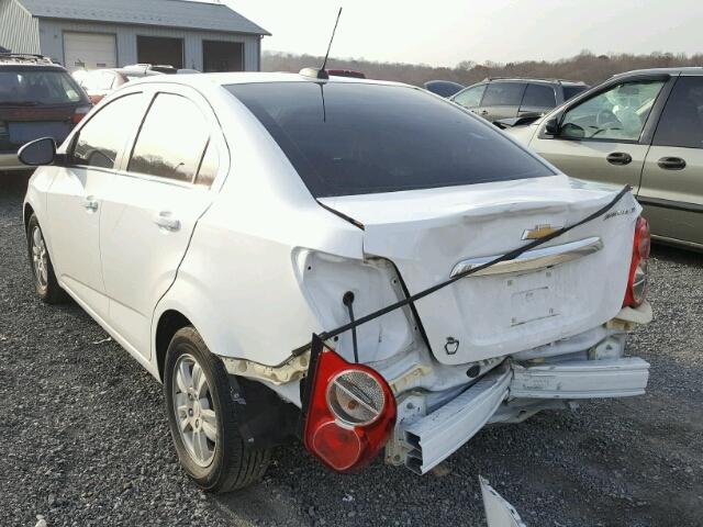 1G1JC5SG3G4105114 - 2016 CHEVROLET SONIC LT WHITE photo 3