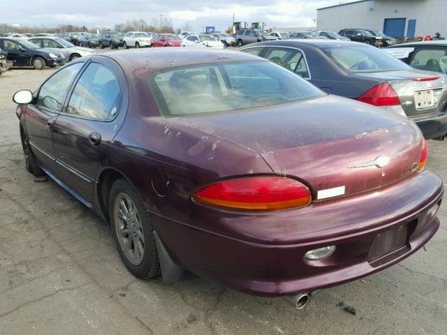 2C3HC56G5XH215413 - 1999 CHRYSLER LHS PURPLE photo 3