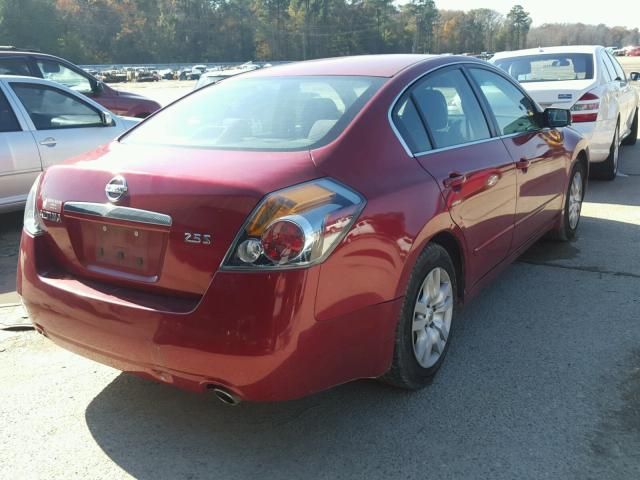 1N4AL21E39N499304 - 2009 NISSAN ALTIMA 2.5 RED photo 4