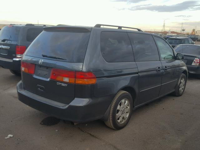 5FNRL18023B028476 - 2003 HONDA ODYSSEY EX GRAY photo 4