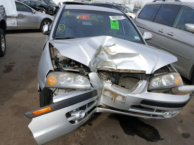 KMHDN56D15U144758 - 2005 HYUNDAI ELANTRA GL SILVER photo 9