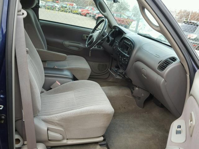 5TBBT44192S246757 - 2002 TOYOTA TUNDRA ACC BLUE photo 5