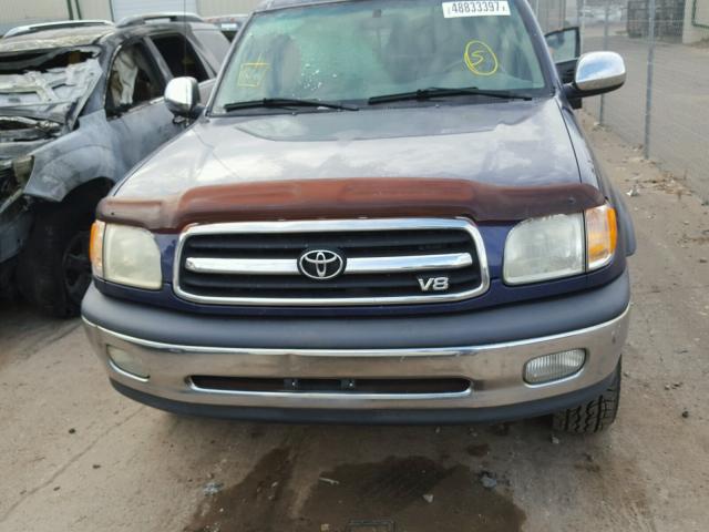 5TBBT44192S246757 - 2002 TOYOTA TUNDRA ACC BLUE photo 9
