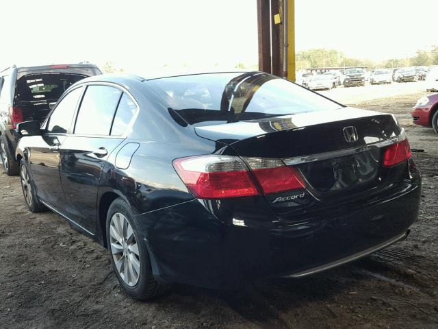 1HGCR2F71DA102301 - 2013 HONDA ACCORD EX BLACK photo 3