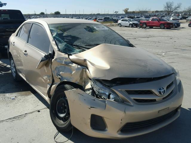 2T1BU4EE0BC549070 - 2011 TOYOTA COROLLA BA GOLD photo 1