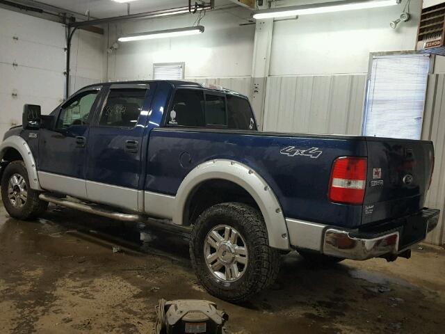 1FTPW145X8FB94523 - 2008 FORD F150 SUPER BLUE photo 3