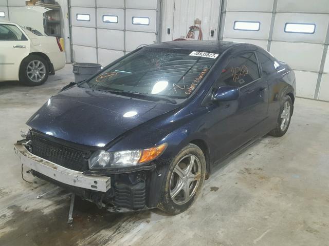 2HGFG128X7H520910 - 2007 HONDA CIVIC EX BLUE photo 2