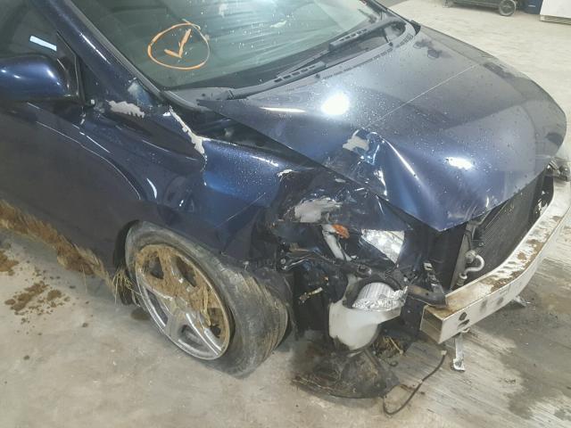 2HGFG128X7H520910 - 2007 HONDA CIVIC EX ლურჯი ფოტო 9