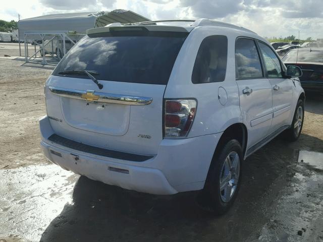 2CNDL73F356037782 - 2005 CHEVROLET EQUINOX LT WHITE photo 4