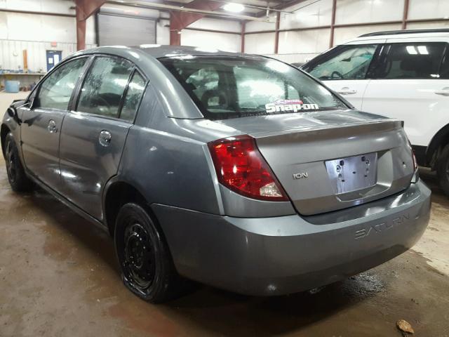 1G8AJ52F04Z142716 - 2004 SATURN ION LEVEL BLUE photo 3