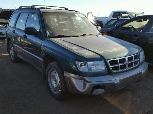 JF1SF6551WH706246 - 1998 SUBARU FORESTER S GREEN photo 1