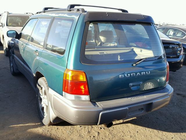 JF1SF6551WH706246 - 1998 SUBARU FORESTER S Yaşıl foto 4