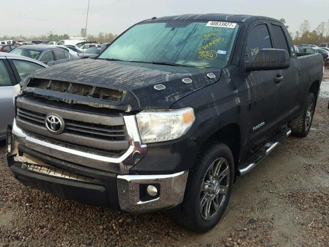 5TFRM5F10EX072355 - 2014 TOYOTA TUNDRA DOU BLACK photo 2