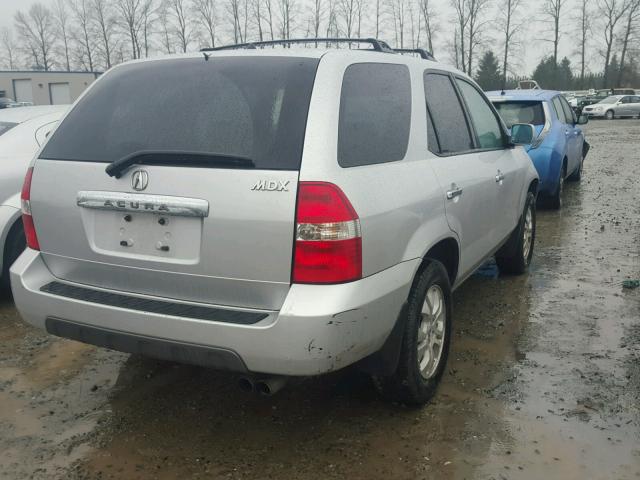 2HNYD18693H509701 - 2003 ACURA MDX TOURIN SILVER photo 4