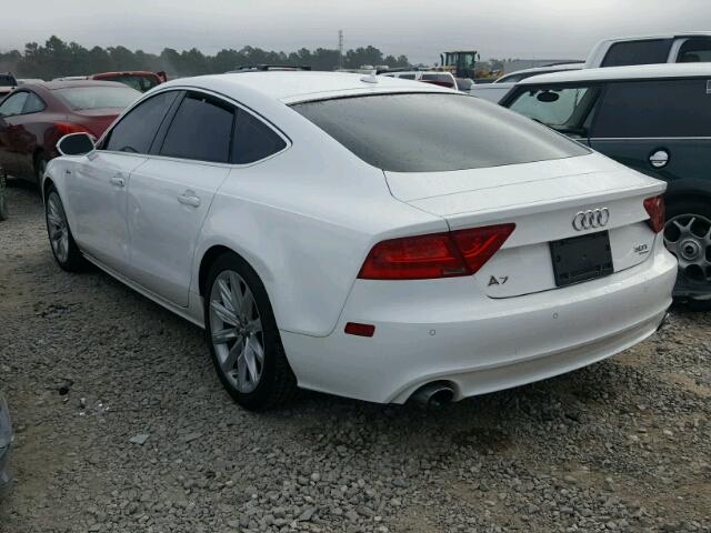 WAUYGAFC4DN150169 - 2013 AUDI A7 PREMIUM WHITE photo 3