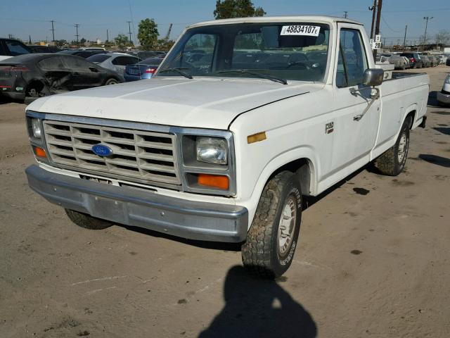 1FTEF15N1FKB40716 - 1985 FORD F150 WHITE photo 2