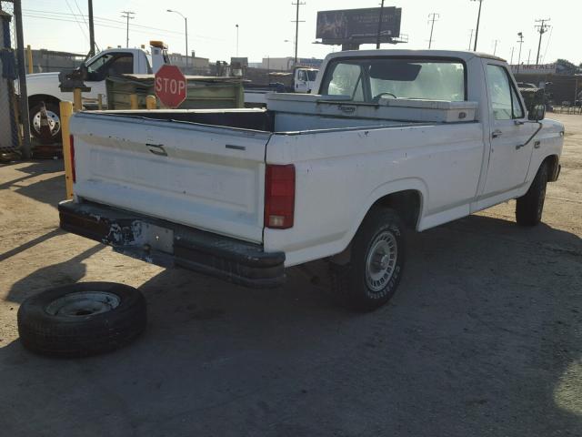 1FTEF15N1FKB40716 - 1985 FORD F150 WHITE photo 4