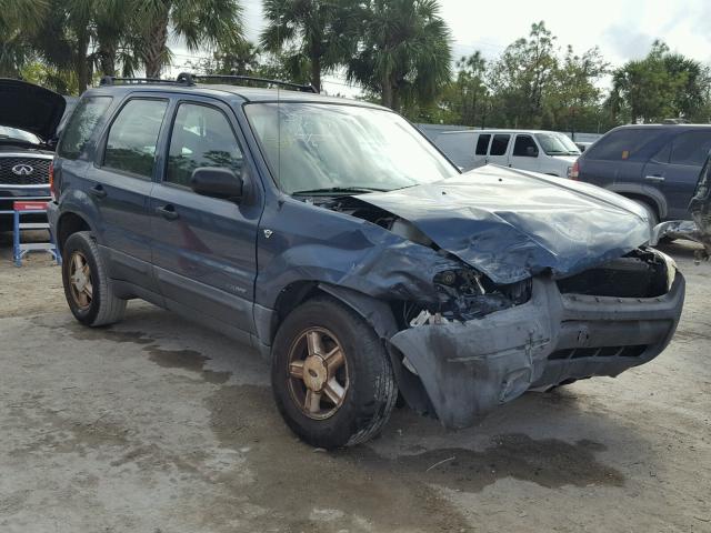 1FMYU01181KA70801 - 2001 FORD ESCAPE XLS BLUE photo 1