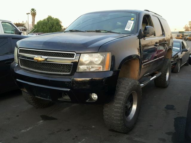 1GNFC13047R256528 - 2007 CHEVROLET TAHOE C150 BLACK photo 2