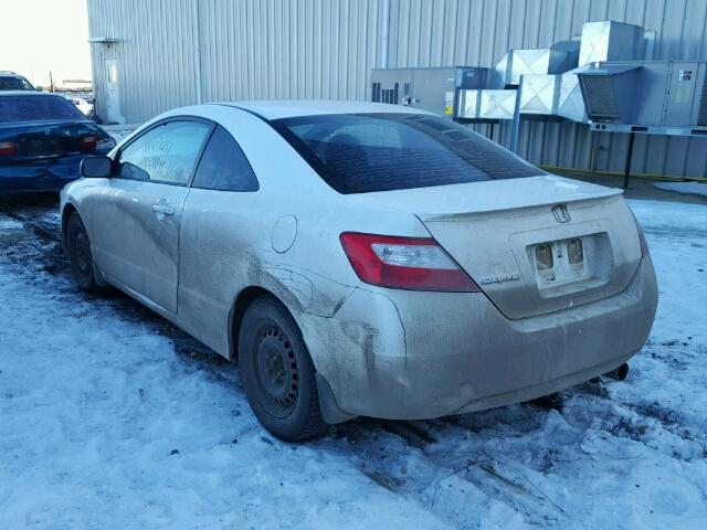 2HGFG11988H003584 - 2008 HONDA CIVIC EXL WHITE photo 3