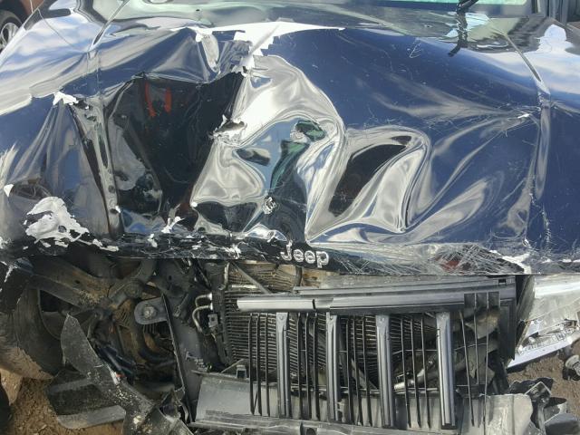 1J8HG48K17C651067 - 2007 JEEP COMMANDER BLACK photo 7