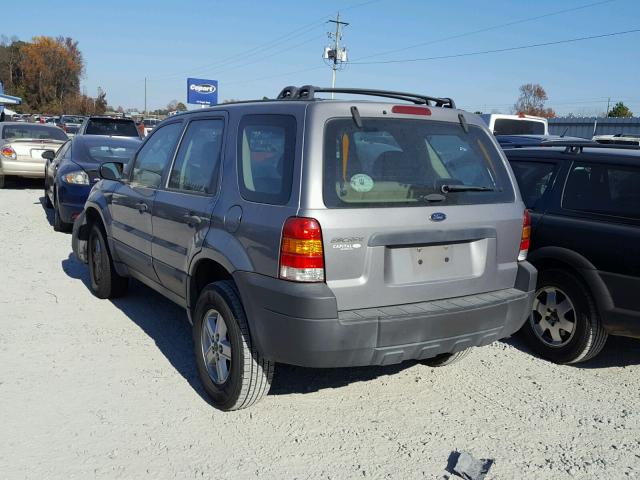 1FMYU02Z67KA34845 - 2007 FORD ESCAPE XLS GRAY photo 3